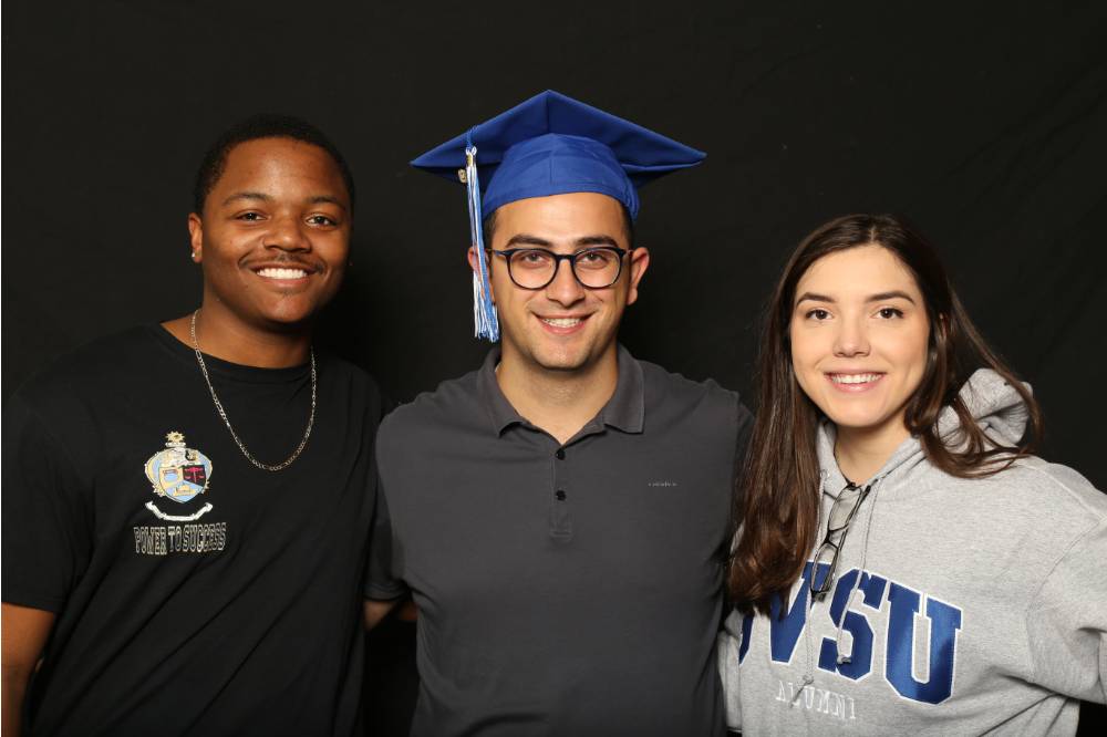 three lakers smiling at gradfest 2019